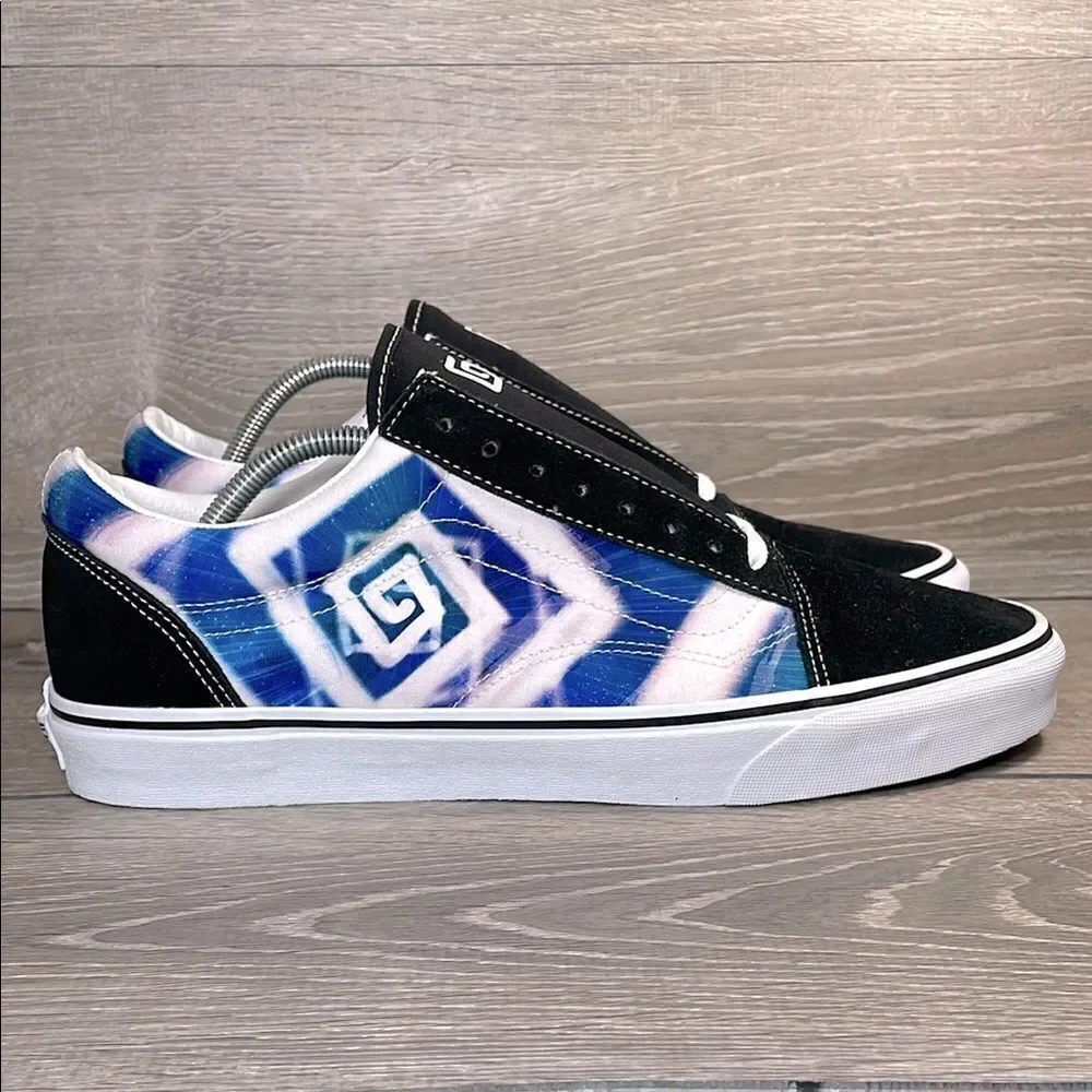 Vans Old Skool x Karl Jacob’s Dream Smp Men’s Sz 13 Black Suede Anime Sneakers